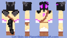 Jeanette the Ender Dragon Mage Minecraft Skin