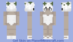 White Summer Girl Minecraft Skin