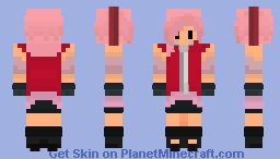 Sakura Jojosolos Minecraft Skin