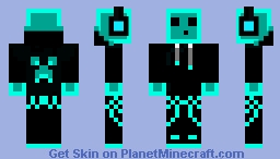 Blue Slime Minecraft Skin