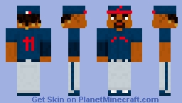 Jose Ramirez - Cleveland Guardians (Baseball/MLB) Minecraft Skin