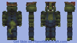 FNaF: SOTM / Secret of the mimic - Springlock Monty Minecraft Skin