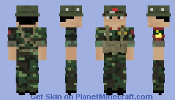 People's Army Of Vietnam Soldier (K07 Camo) Minecraft Skin