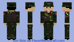 People's Army Of Vietnam Soldier (K20 Camo) Minecraft Skin