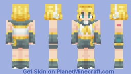Kagamine Rin Minecraft Skin