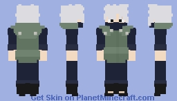 • Kakashi Hatake | Konohagakure: Aposentado | Boruto: Naruto Next Generations | Vers. #01 Minecraft Skin