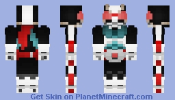 Kamen Rider 3 Manga Color Minecraft Skin