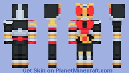 Kamen Rider Agito Flame Form Minecraft Skin