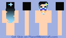 Kim's new Ponytail Skin with Star (Base, 1.7.10) Minecraft Skin