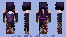 Japan demon Kitsune Minecraft Skin