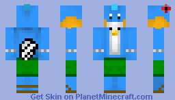 Mudkip On Vacation Minecraft Skin