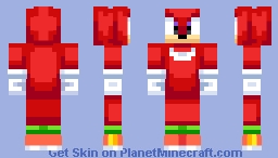Knuckles from the Sonic Hive Event! Minecraft Skin