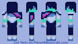 Kris darkworld armor (Deltarune) Minecraft Skin