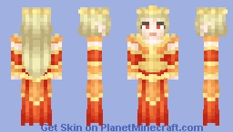 ♦ℜivanna16♦ Kyndara, Guardian of Fire (Original character) (Story link + art in description!) Minecraft Skin