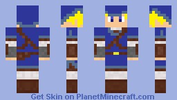 blue link Minecraft Skin