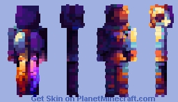 - Through the Galaxy - Minecraft Skin