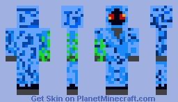 Entity 303 Blue Minecraft Skin