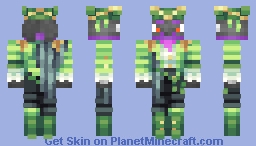 LucarioKnight - Pandora's Box Mint Mermaids Minecraft Skin