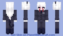 Helltaker - Lucifer, the CEO of Hell Minecraft Skin