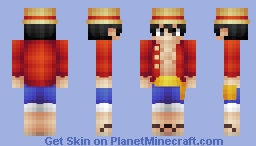 Monkey D. Luffy | One Piece Minecraft Skin