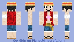 Monkey D. Luffy! Minecraft Skin