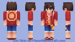 luffy 🏴‍☠️ Minecraft Skin