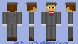 Grey suit Minecraft Skin