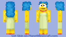 Marge Simpson Minecraft Skin