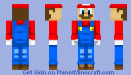 Trust! Me!!! Its! Me!!! Mario!!! Minecraft Skin