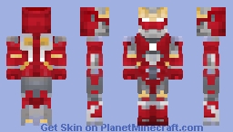 Iron man (MK 19 Tiger): Iron man 3 Minecraft Skin