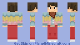 Marty Mcfly - Back to the future 3 Minecraft Skin