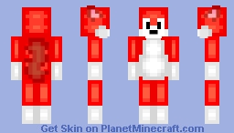 A Red Wolf (Revamped) Minecraft Skin