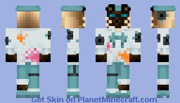 MCC Blank Canvas (Cyan Coyotes) Ant Minecraft Skin