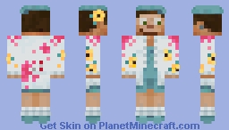 MCC Blank Canvas (Cyan Coyotes) GTWScar Minecraft Skin