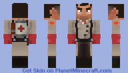 Red Medic (Team Fortress 2) Minecraft Skin