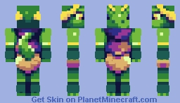 Mega Meganium 🌺 (PBL, coloured version in desc) Minecraft Skin