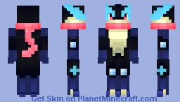 Mega Lucario Z Minecraft Skin