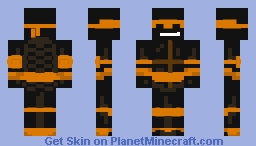 Shadow Michelangelo ( Teenage Mutant Ninja Turtles Dark Horizons ) Minecraft Skin
