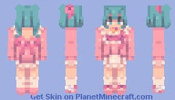 . daydreamer miku . remake Minecraft Skin