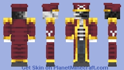 SkeletonFace Fancy Minecraft Skin