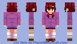 Momo Ayase - DANDADAN Minecraft Skin