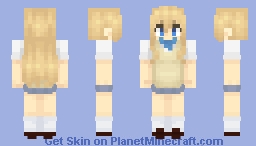 Tsumugi Kotobuki Summer Uniform Minecraft Skin