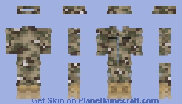 MultiCam Uniform | Camouflage Minecraft Skin