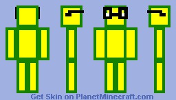 neon man Minecraft Skin