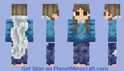 "Stalker? I'd rather call it a one-sided friendship." Minecraft Skin