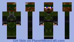 Naked Snake/Big Boss Minecraft Skin