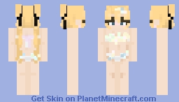 Marie Rose Flower Bikini Minecraft Skin