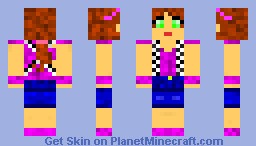 NERD GIRL SKIN Minecraft Skin