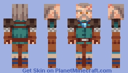 Vesemir | The Witcher Minecraft Skin