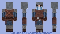 Blue Stripes Soldier Minecraft Skin